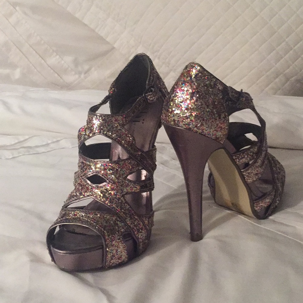 Glitter heels